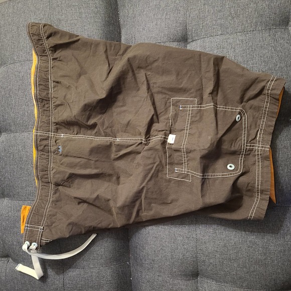 Mantaray Mens Swimwear Brown and Gold, size 3XL - Picture 5 of 9